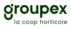 Un logo vert et jaune pour le groupex la coopérative horticole
