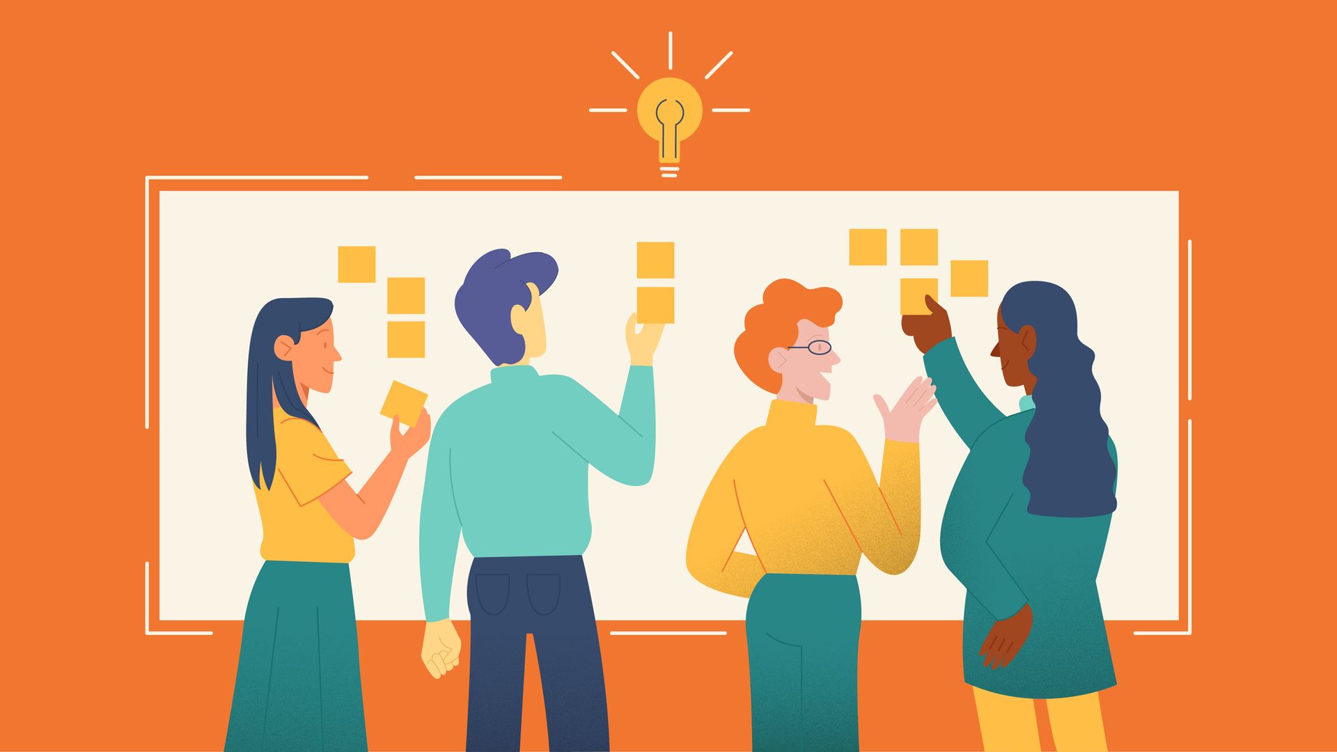 Un homme avec une barbe et une chemise bleue sourit en cercle.