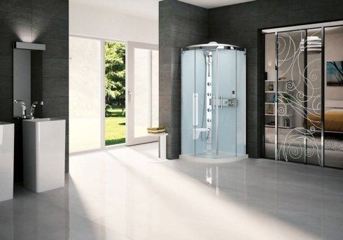 cabina doccia in vetro