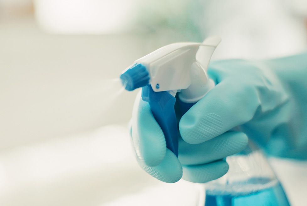 Desinfección y productos biodegradables