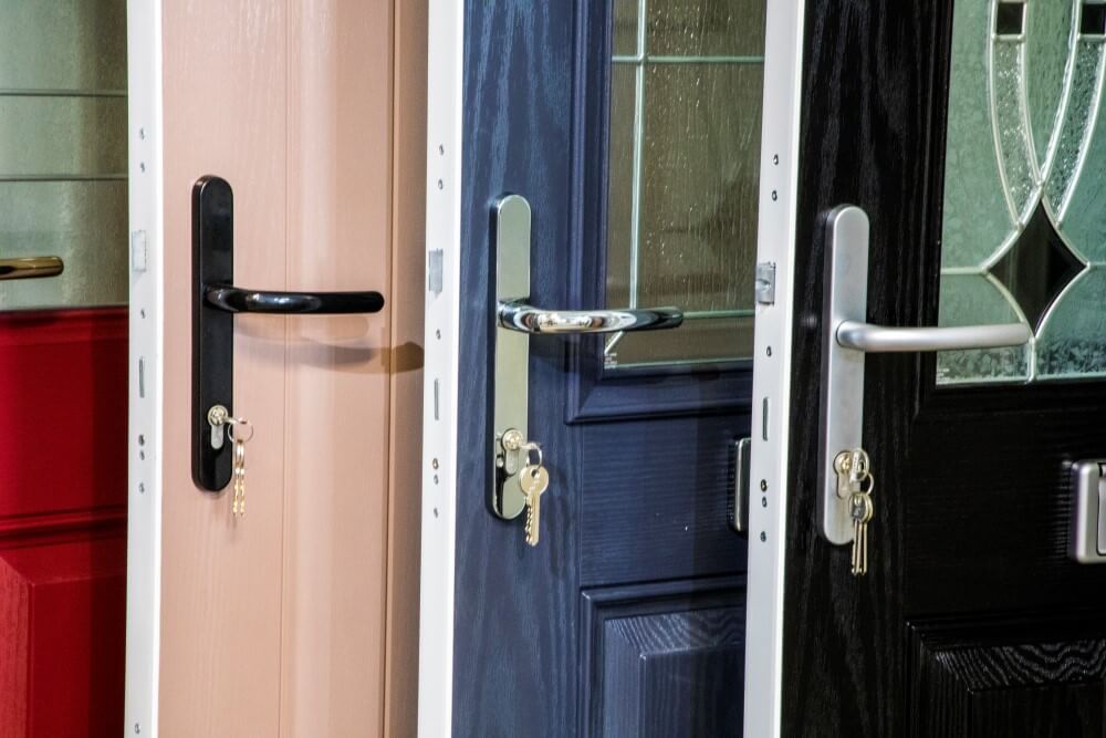 different colours of composite doors