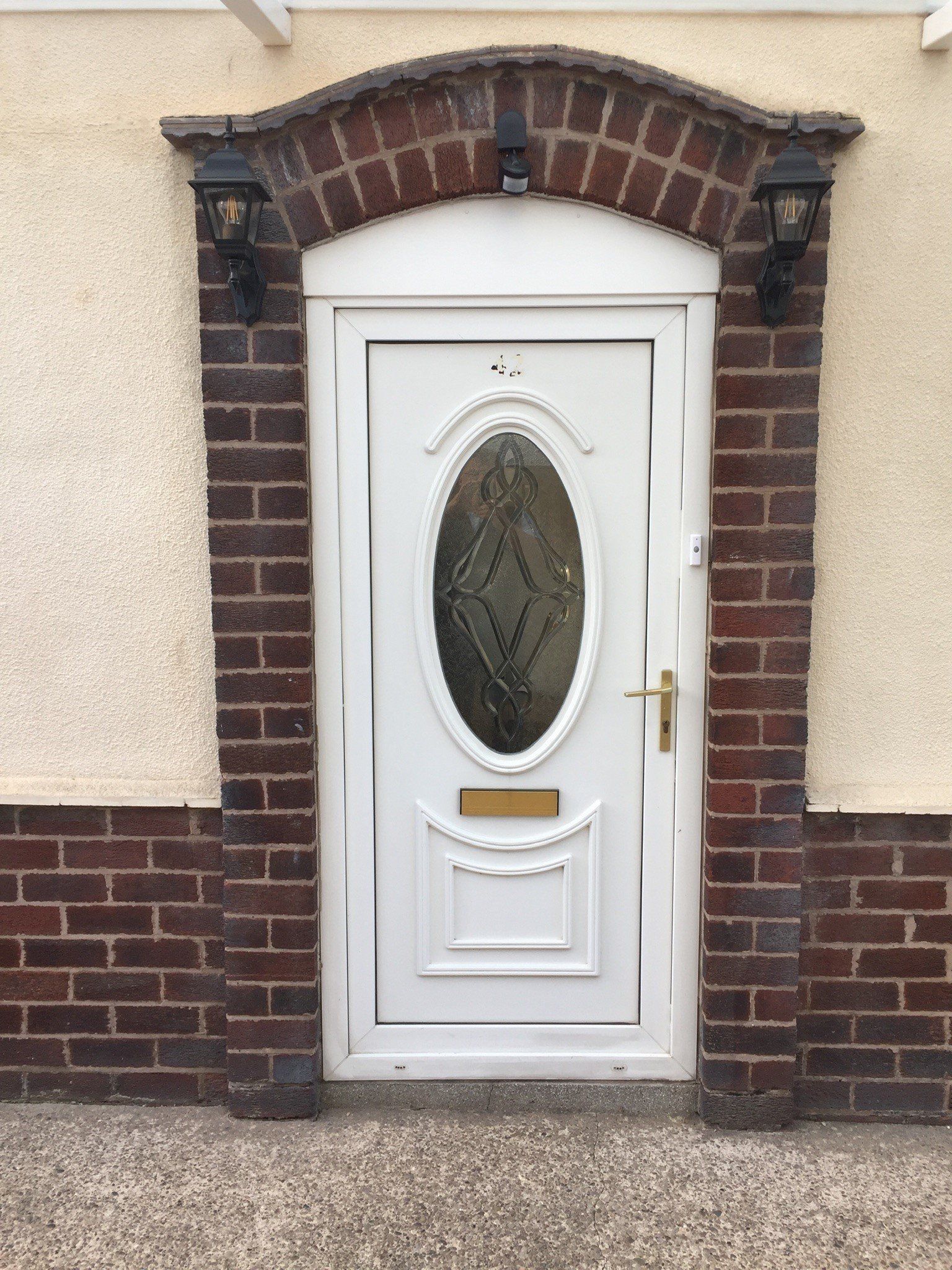 Composite front door