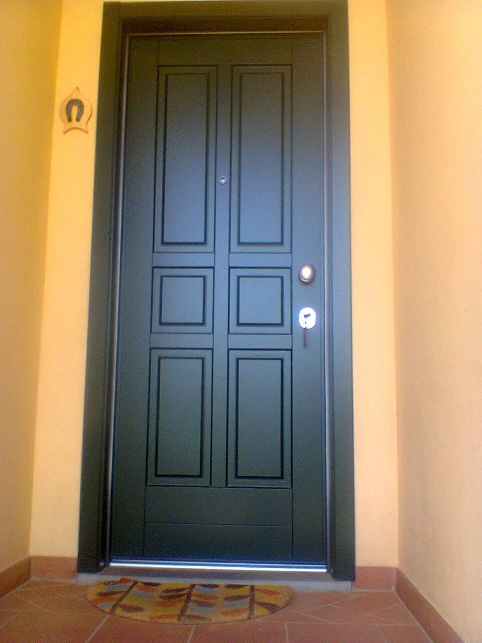 porta blindata in legno