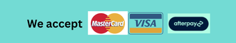 Visa, Mastercard, Afterpay