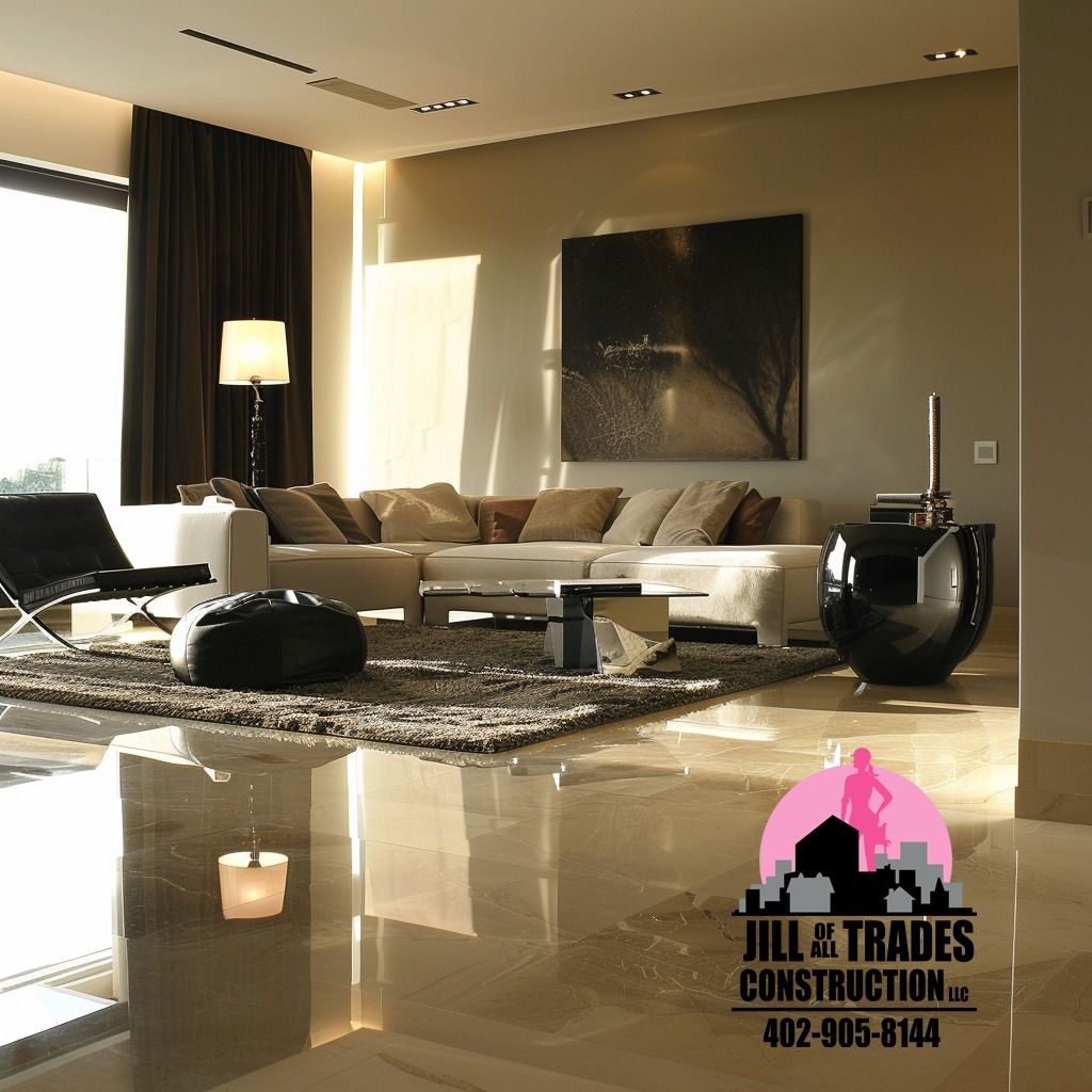 A large house with a lot of windows is being built.