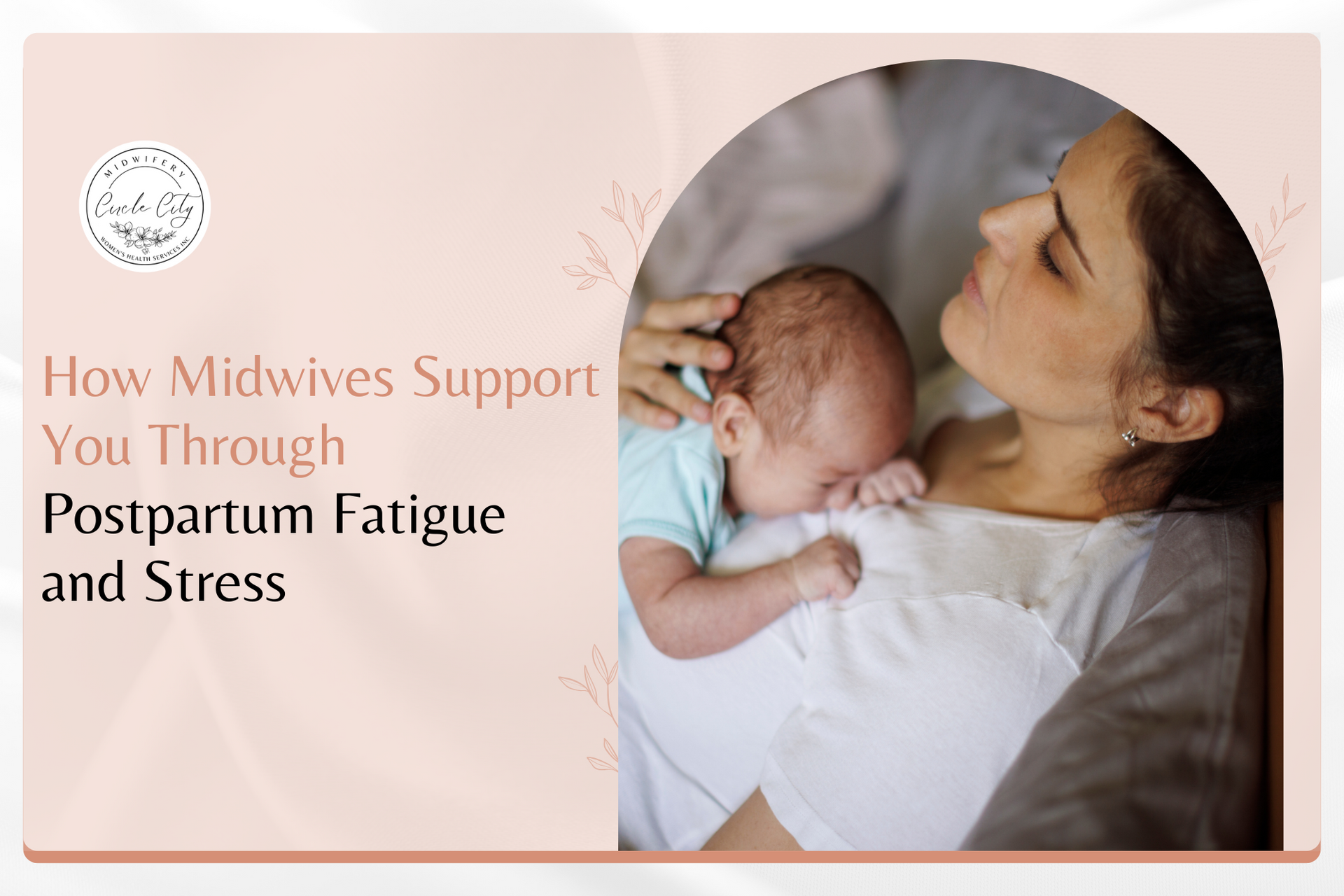 After receiving postpartum fatigue reminders for new moms, a woman learns to relax .