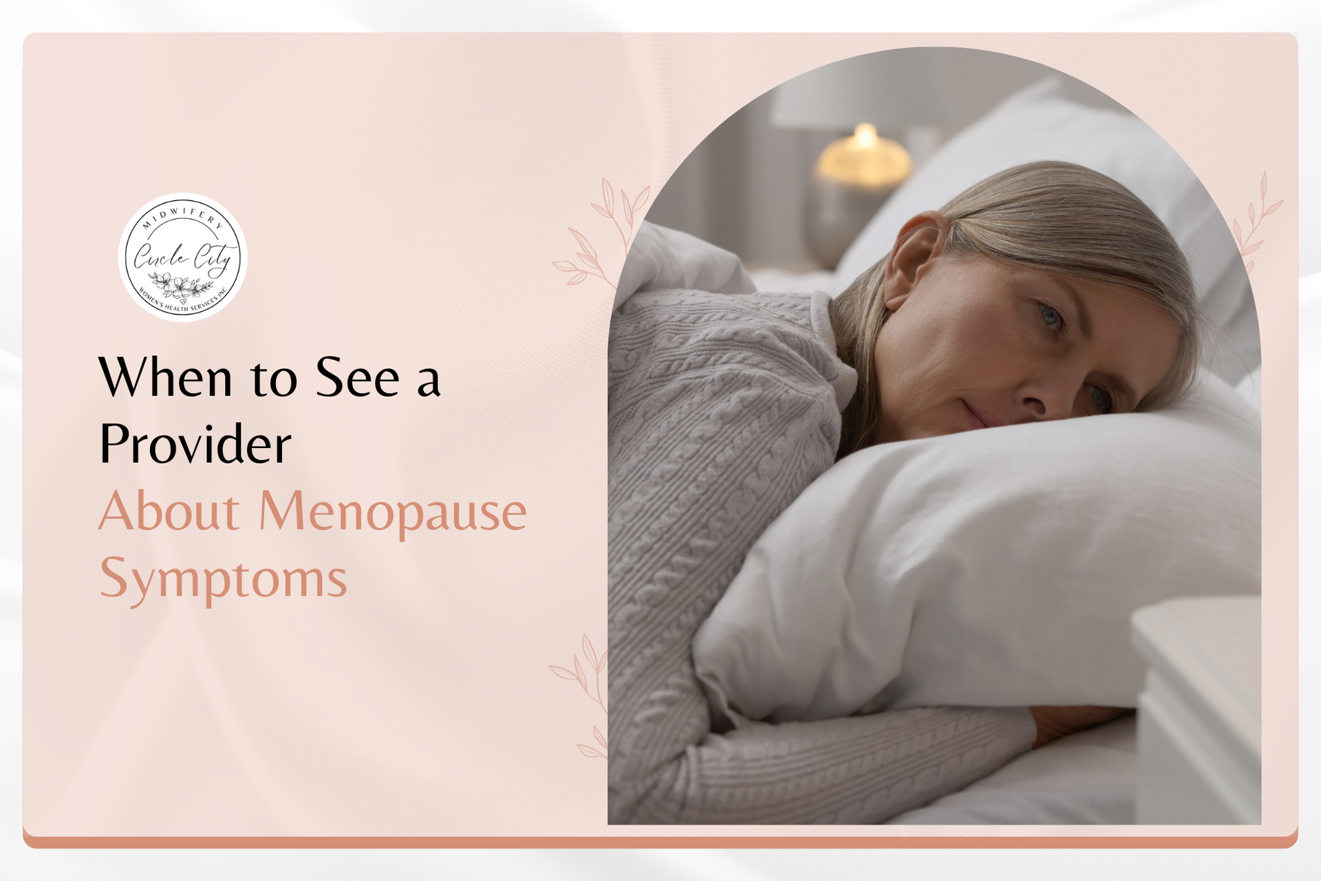 A woman goes back to bed after trying natural remedies for menopause hot flashes. 