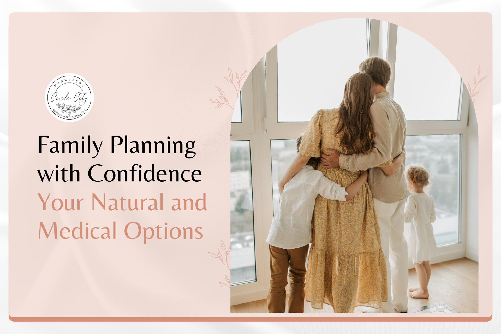 After choosing the best family planning method for women, family enjoys a healthy and happy life.