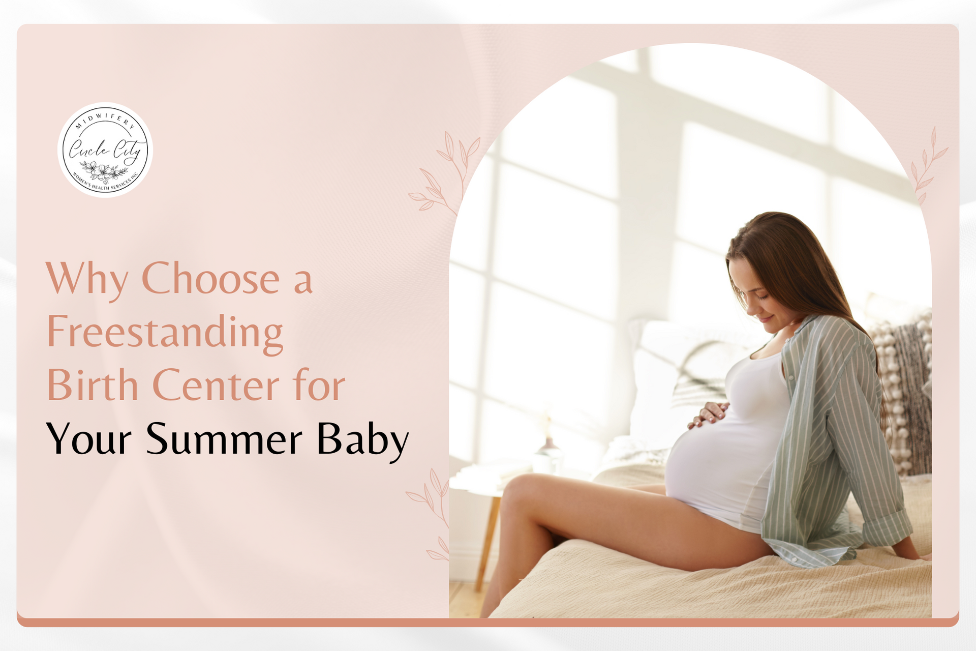 A pregnant woman who follows comfort tips for summer pregnancy enjoys a calm, vibrant moment indoors