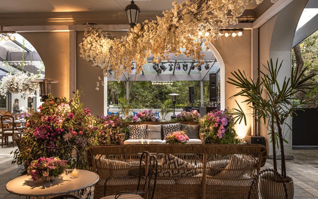 Decoração de casamento no Palacio Tangara