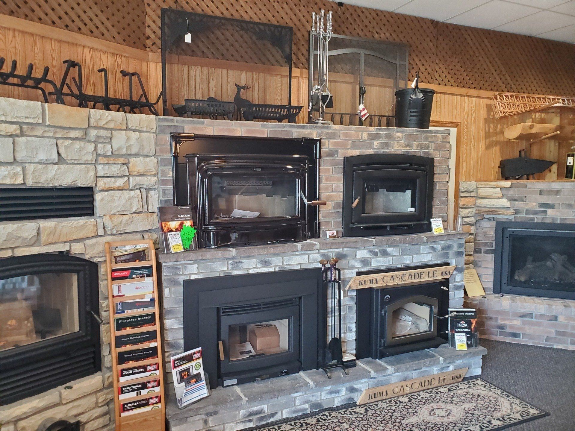 Various Stove & Fireplace Showroom Images