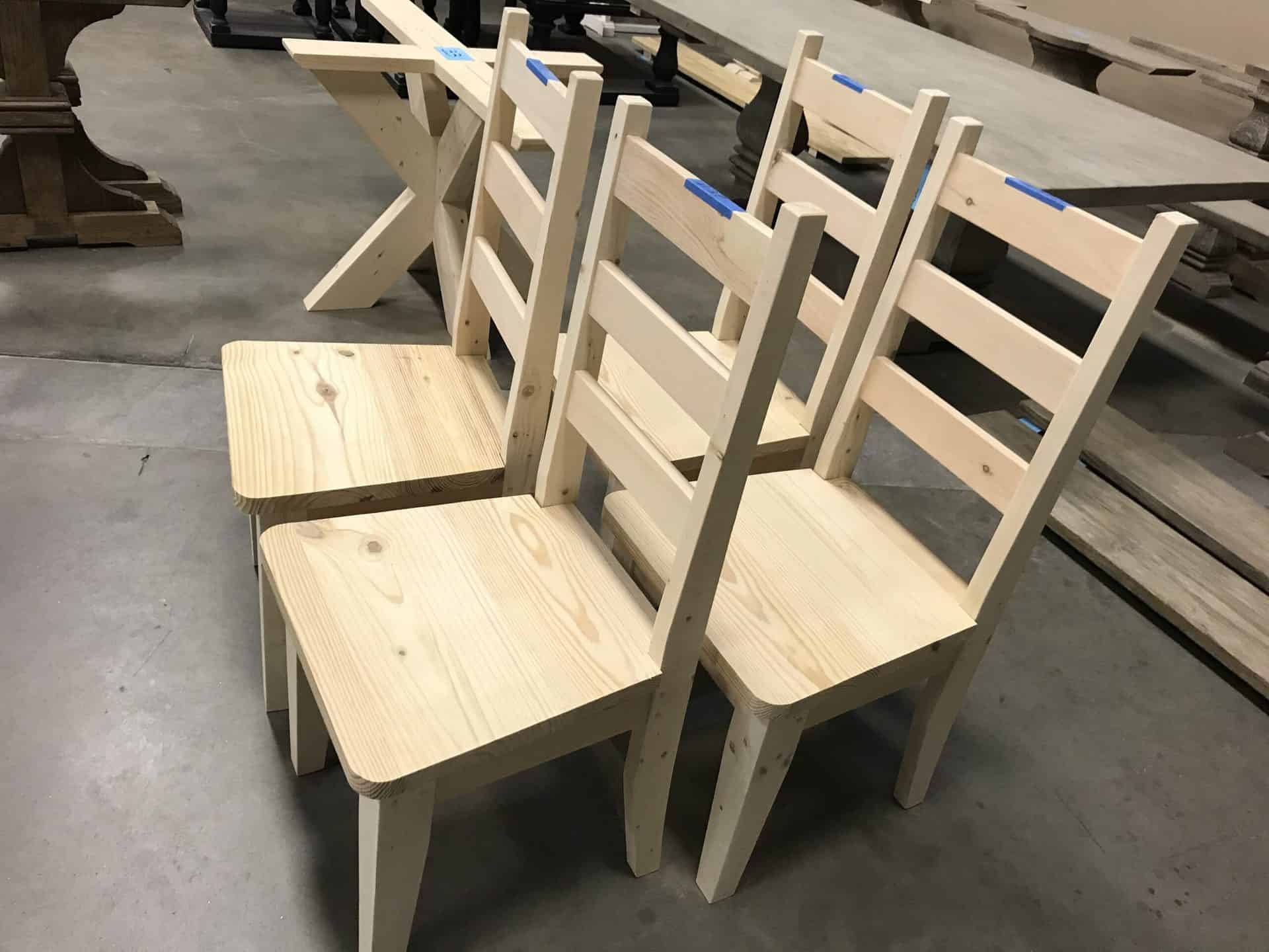 table top dan wooden chairs woodstock, ga