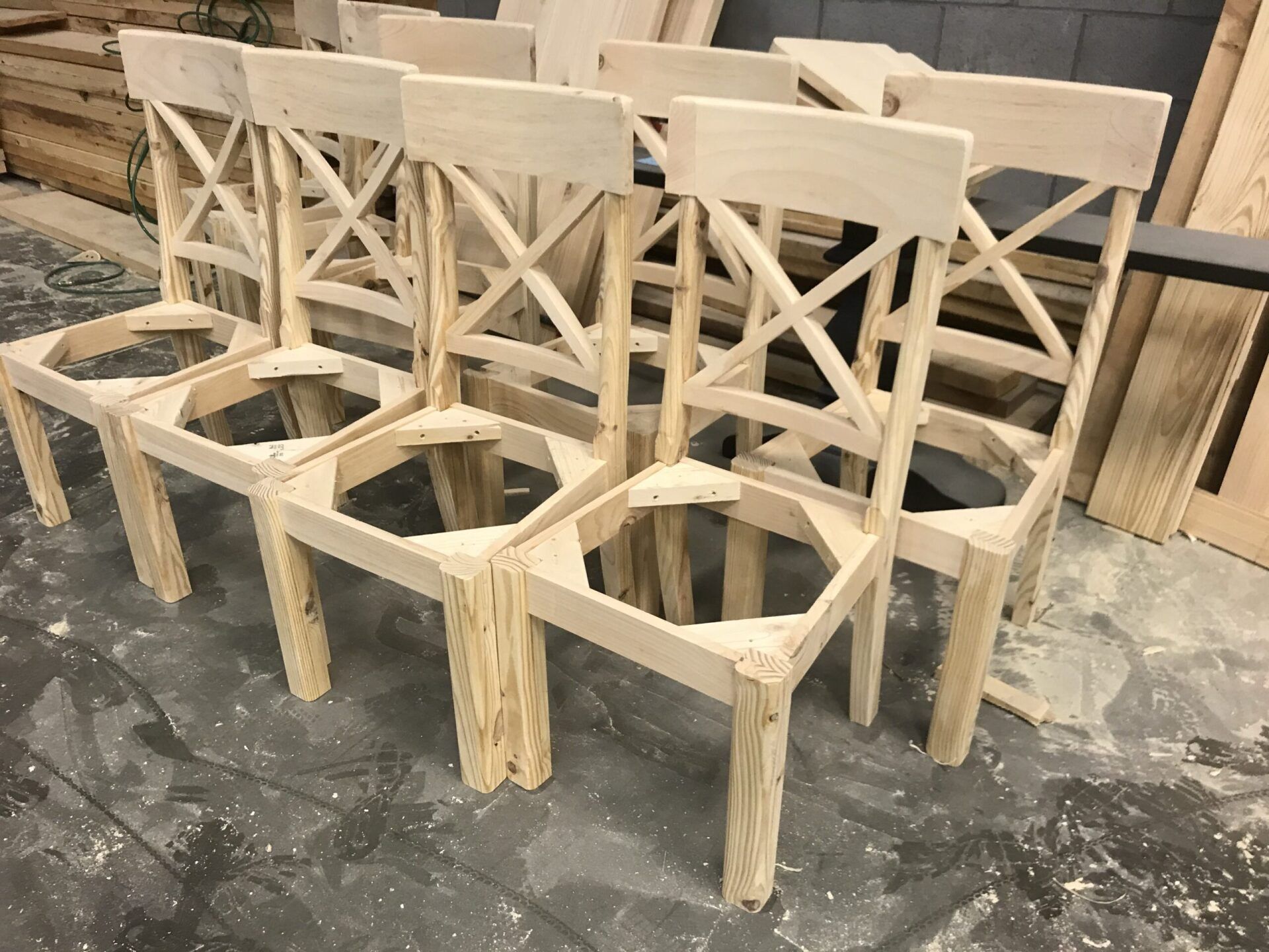 unfinishedwood chairs
