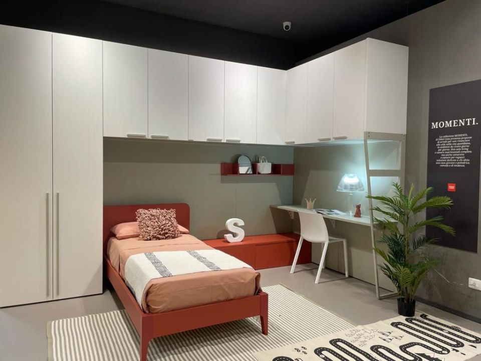 Letto singolo per camera dei bambini