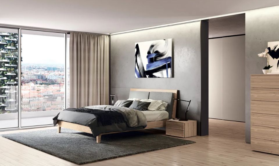 Letto matrimoniale di design