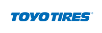 The logo for toyo tires is blue and white on a white background.