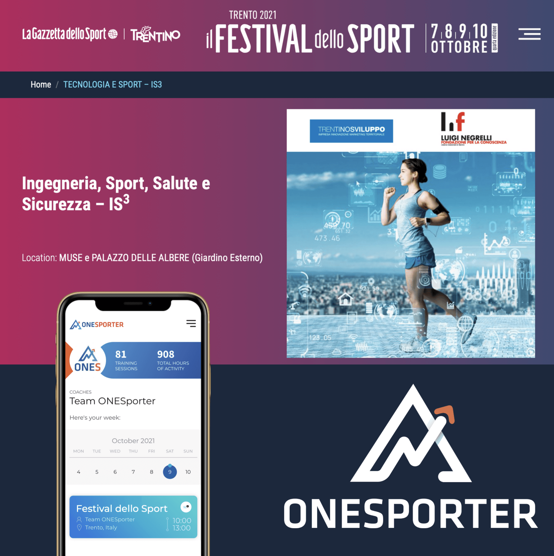 onesporter_innovazione_festival_dello_sport_trento_gazzetta_trentino_sviluppo_startup