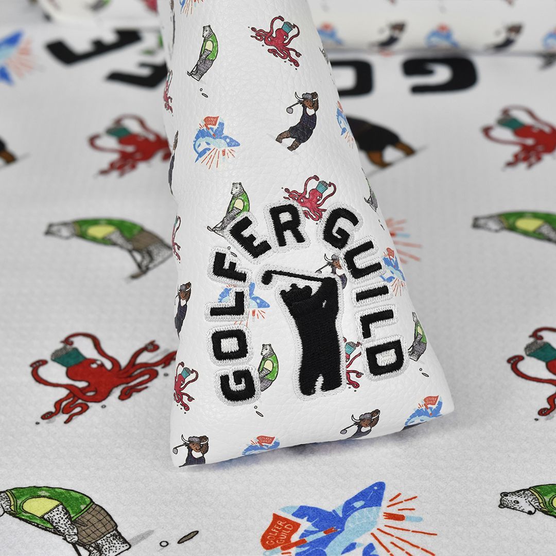 Golfer Guild Micro Print Headcover with golfing animal designs by Claesson & Vaun