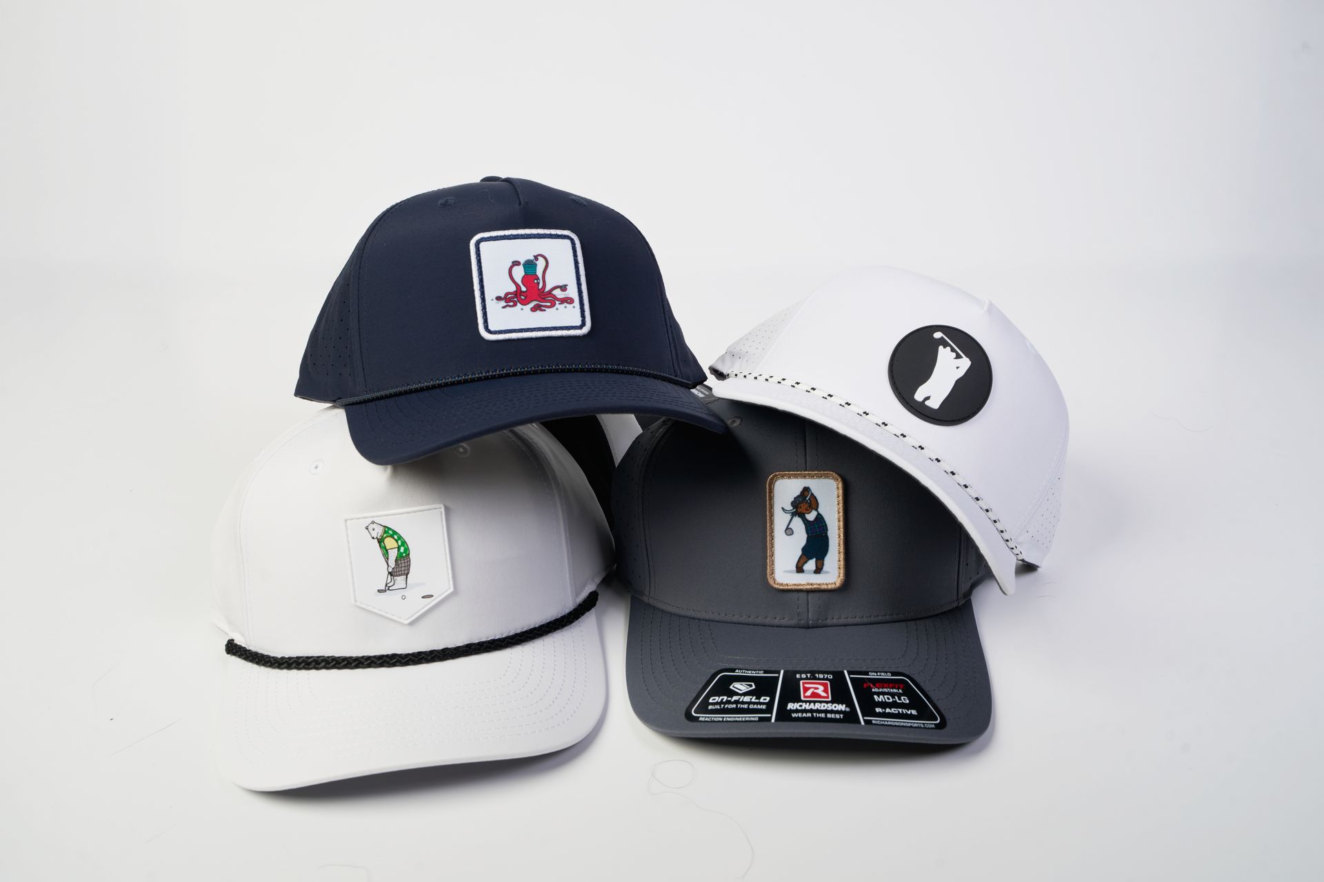 Golfer Guild Premium Golf Hat with miscellaneous golfing animals