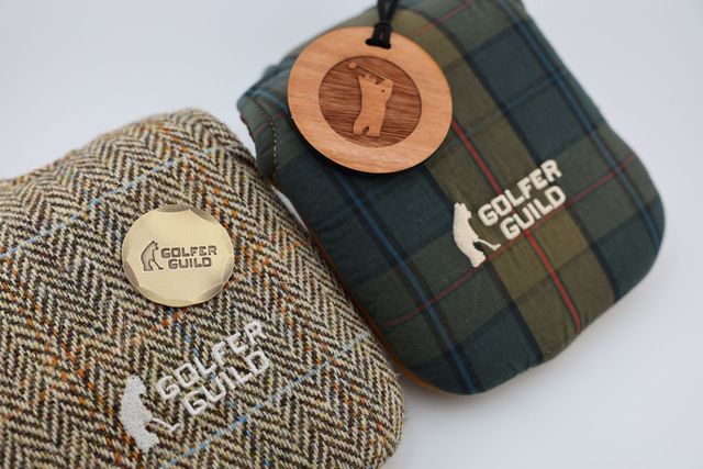 Harris Tweed Center Shaft Mallet Putter Headcover