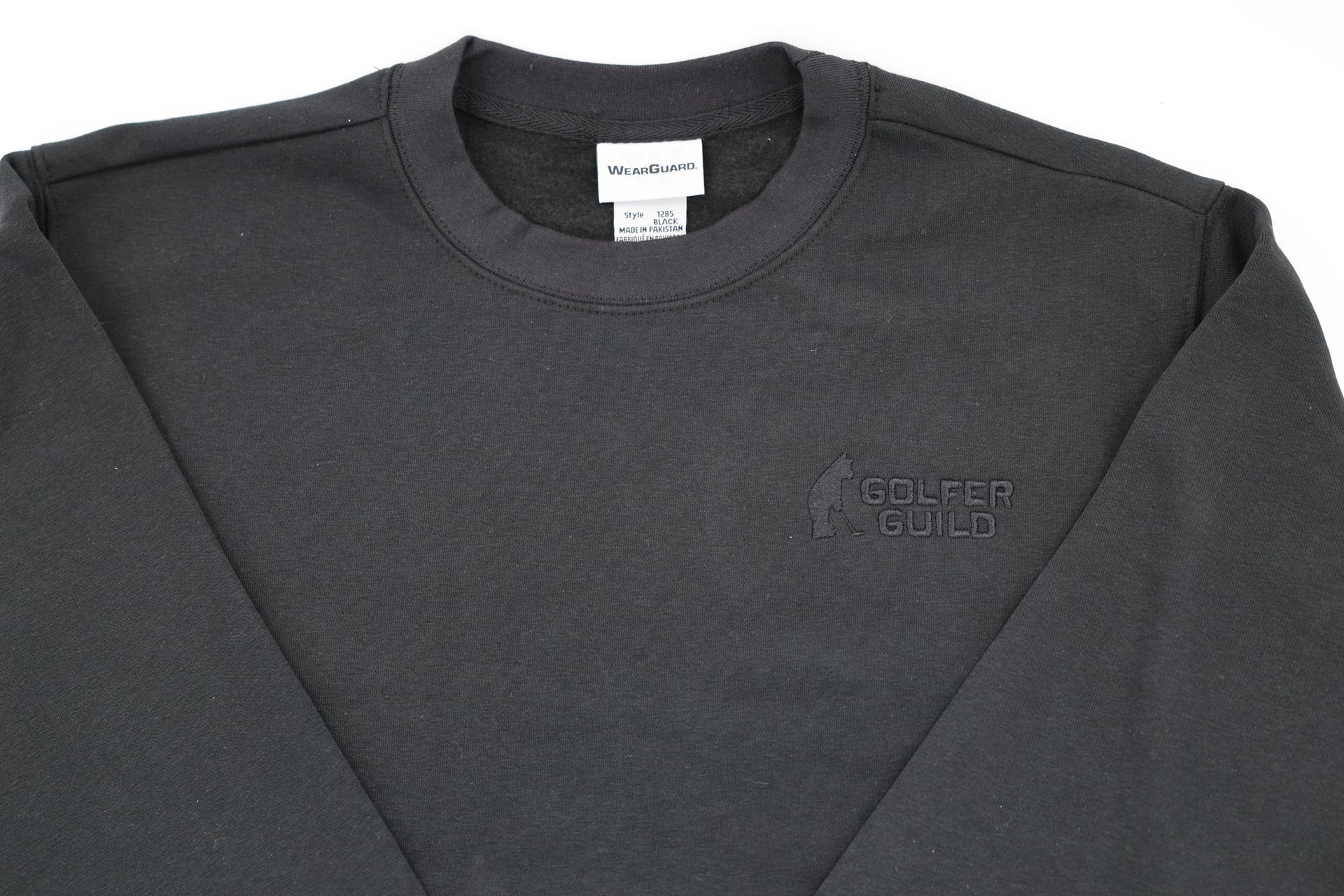 Golfer Guild Coziest Sweater featuring Jonas Claesson golfing animal artwork in soft cotton fleece