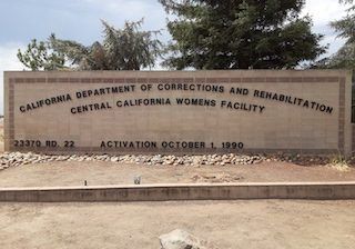 Sign for Central California Women's Facility, with address and activation date.