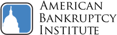 The logo for the american bankruptcy institute
