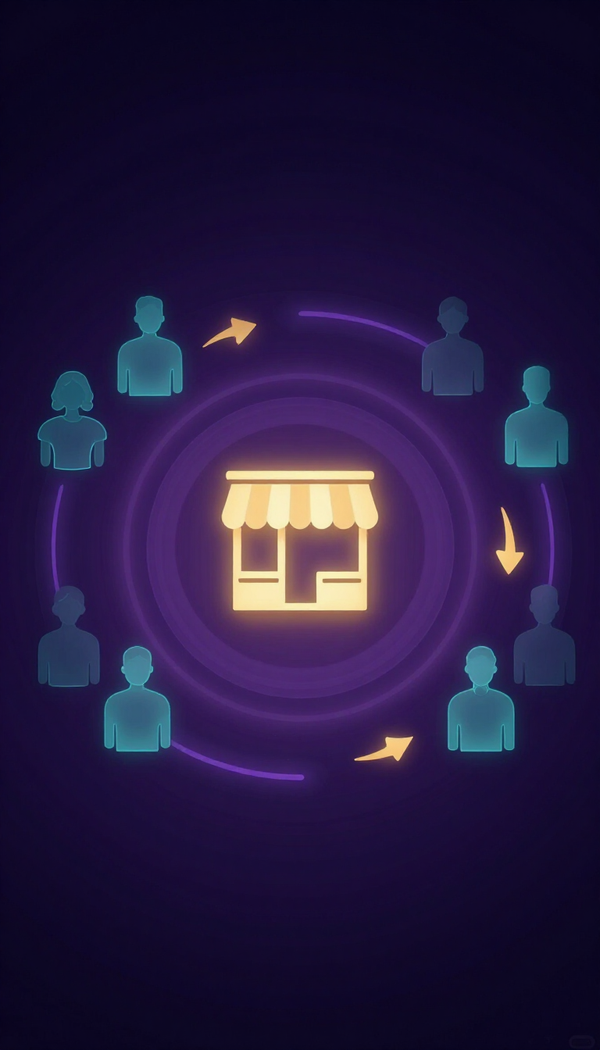 SMS and email campaign flow illustration