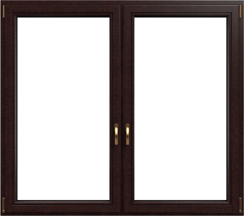 finestra in legno con vetri isolanti