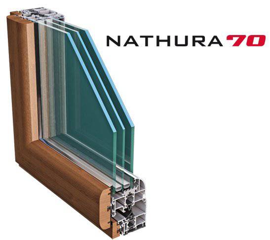 dettaglio infisso in alluminio a taglio termico