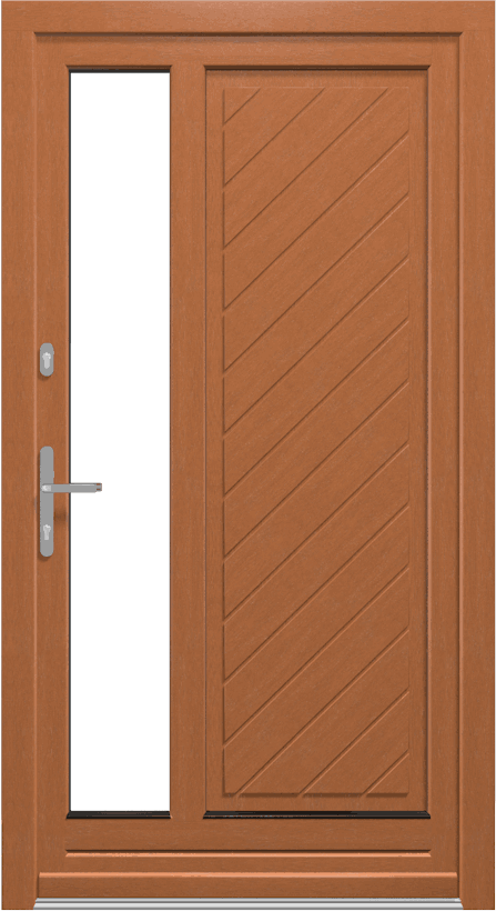 porta in legno chiaro