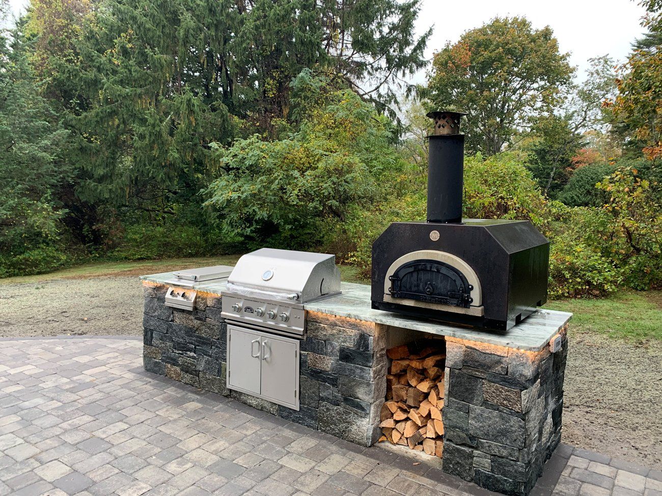 Wood Fired Brick Oven — Cape Cod, MA — MBR Landscaping