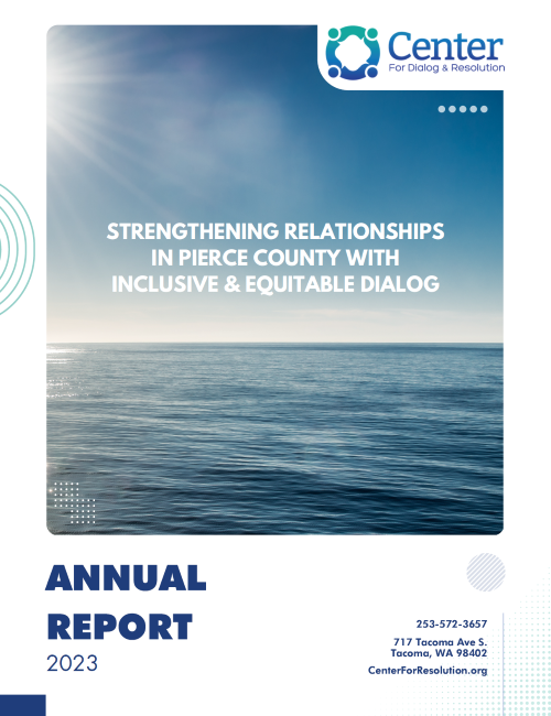 An annual report for the pierce county with inclusive and equitable dialog