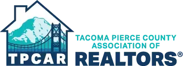 the logo for the tacoma pierce county association of realtors