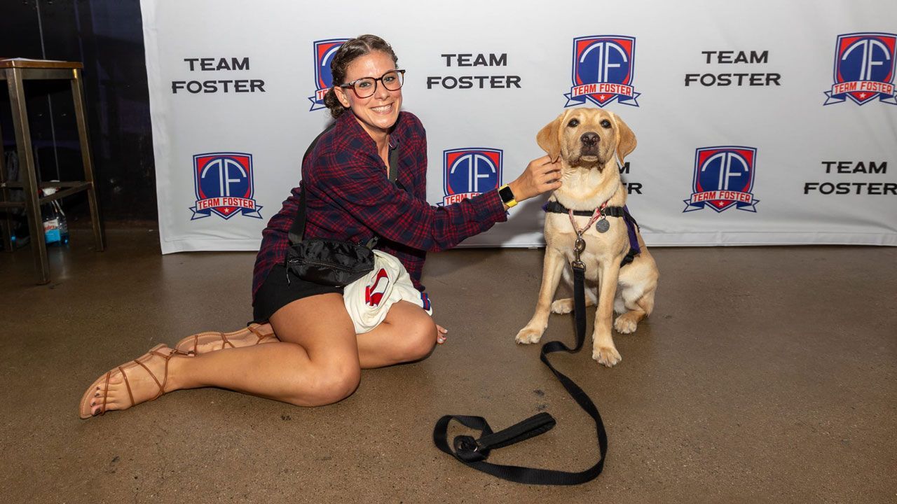 Woman with her Dog — Conshohocken, PA — Team Foster