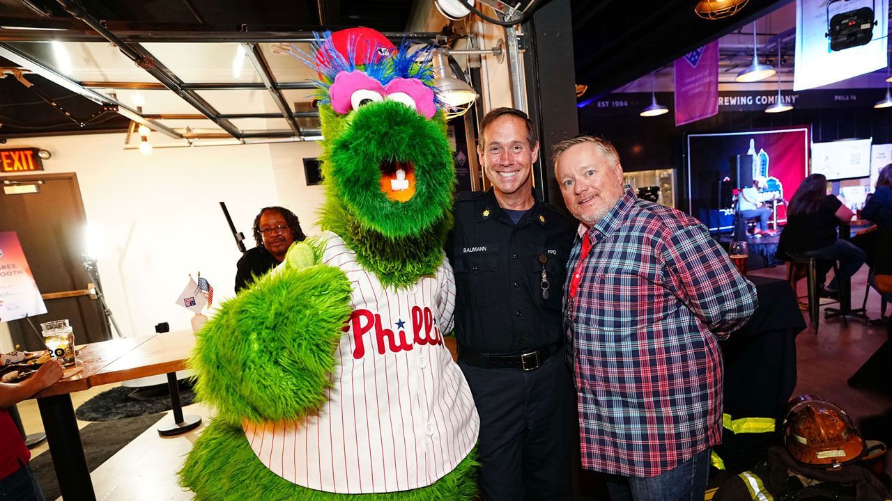 Group Photo with Mascot — Conshohocken, PA — Team Foster