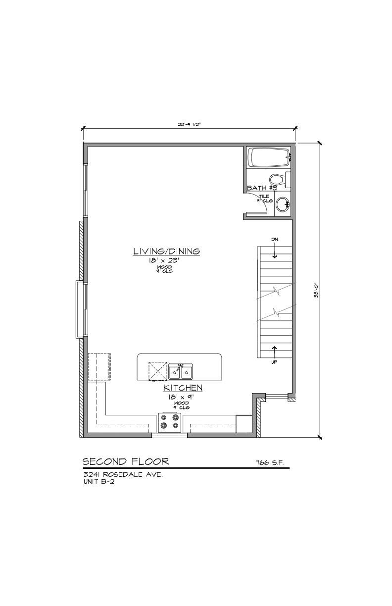 B-2 Second Floor Floor Plan