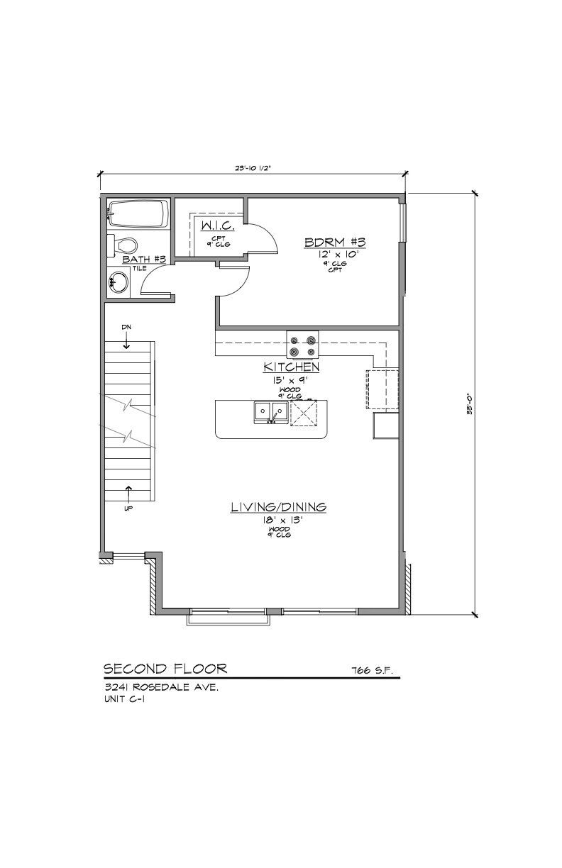 C-1 Third Floor Floor Plan