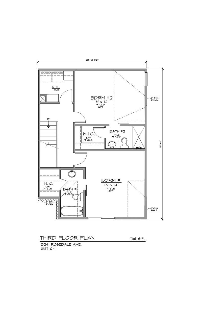 C-1 Second Floor Floor Plan