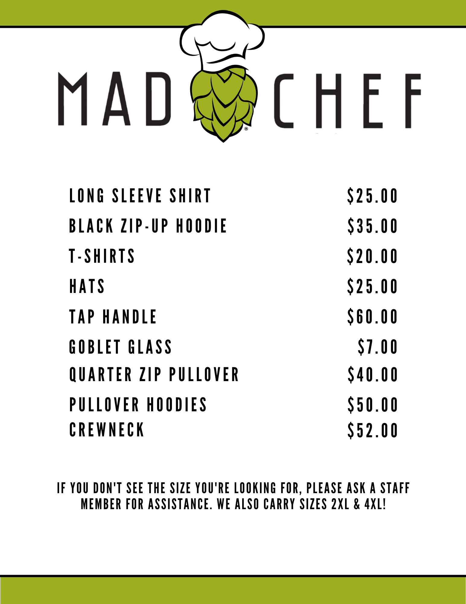 Mad Chef Craft Brewing