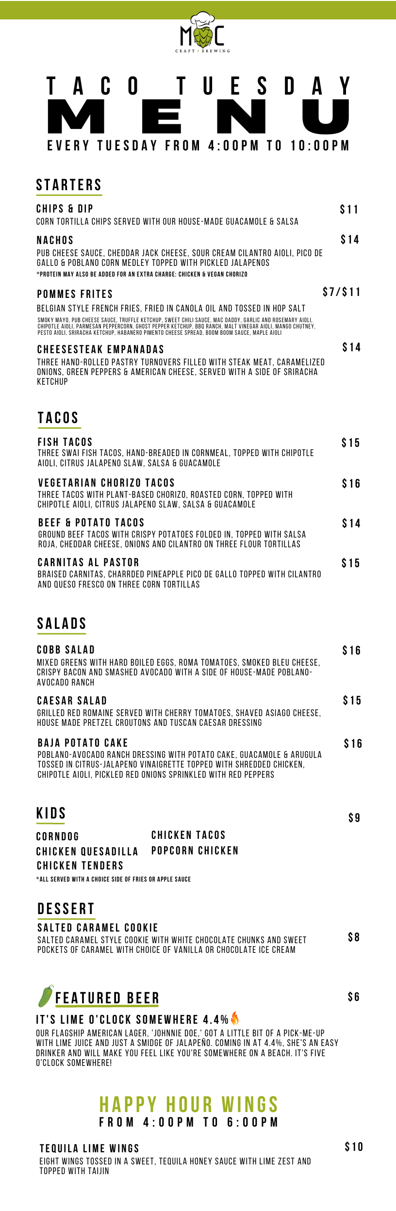 Brewery East Petersburg, PA Mad Chef Craft Brewing