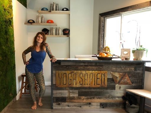 Liz at Yoga Sapien in Laguna Beach