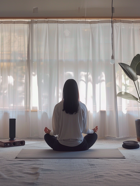 Woman in meditation