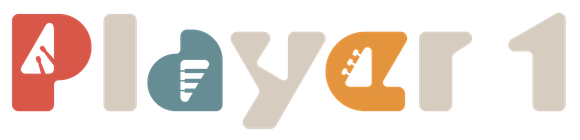 The word player is written in different colors on a white background.