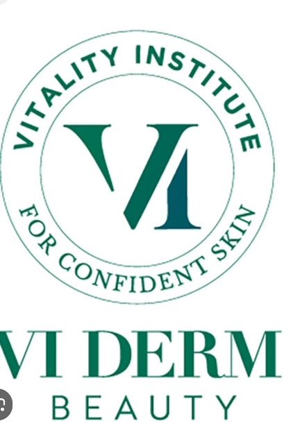 A logo for vitality institute for confident skin