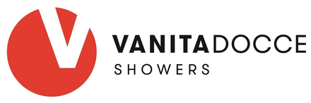 Logo circolare rosso con un'icona bianca a forma di 