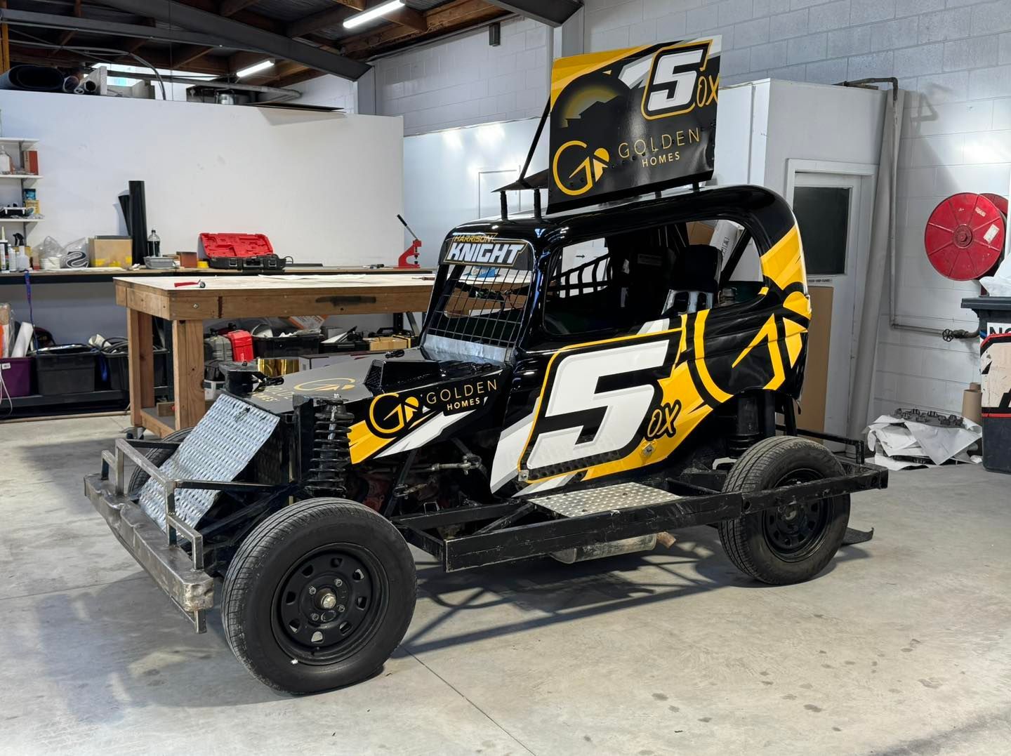 Stock car wrap by Transform Graphics