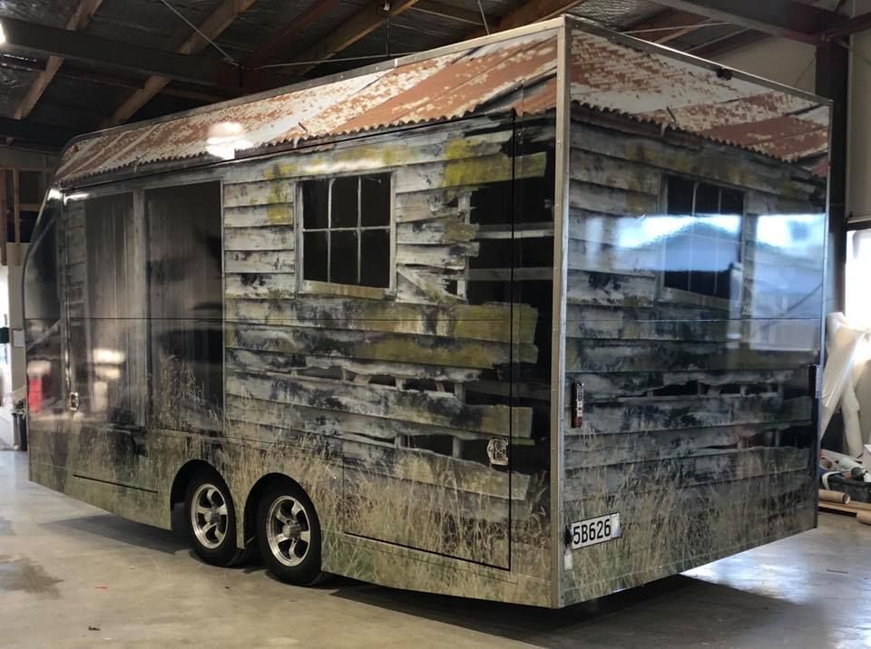 Trailer wrap custom