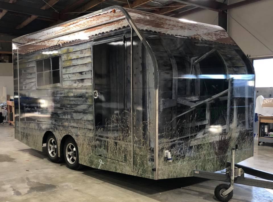 Trailer wrap custom