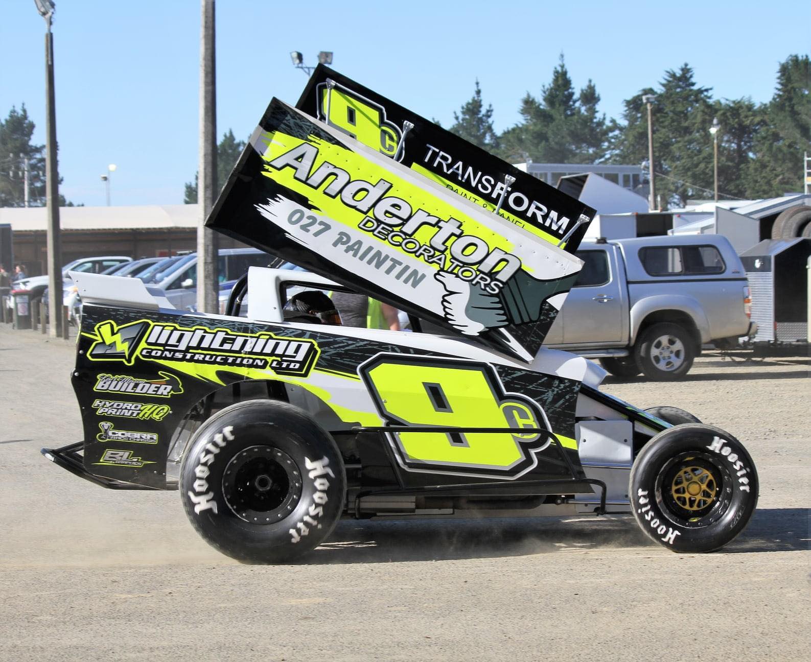 Transform Graphics racecar signage